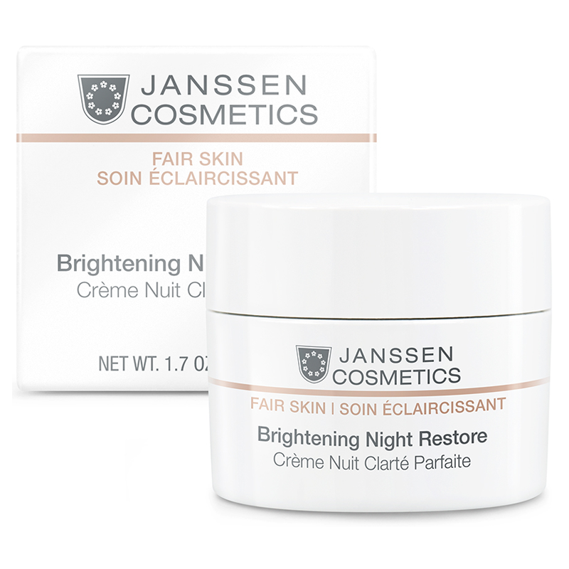  Kem dưỡng da ban đêm làm trắng sáng da -  janssen cosmetics brightening night restore 50ml 