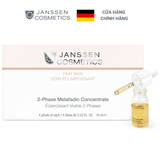  Tinh chất trắng sáng da, đặc trị sạm nám Janssen Cosmetics 2 Phase Melafadin Concentrate 4 x 10ml 