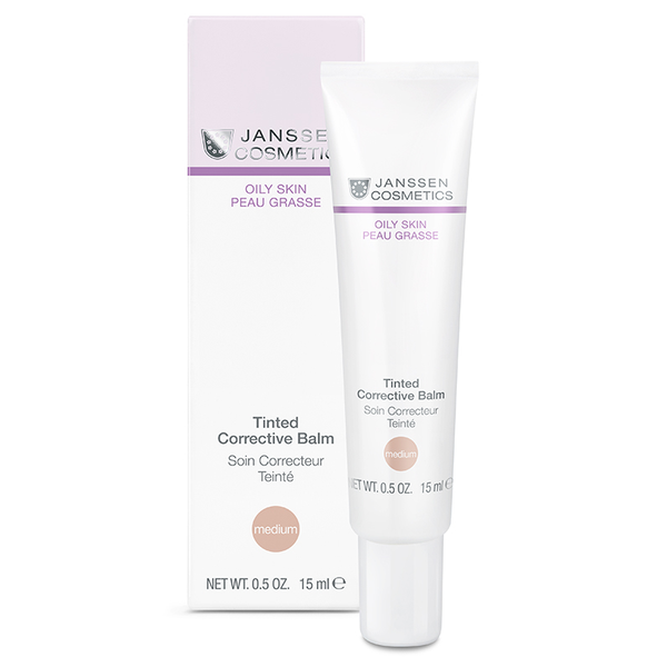 Kem kháng viêm và che khuyết điểm cho da dầu - janssen cosmetics tinted corrective balm 15ml