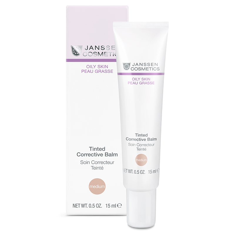  Kem kháng viêm và che khuyết điểm cho da dầu -  janssen cosmetics tinted corrective balm 15ml 