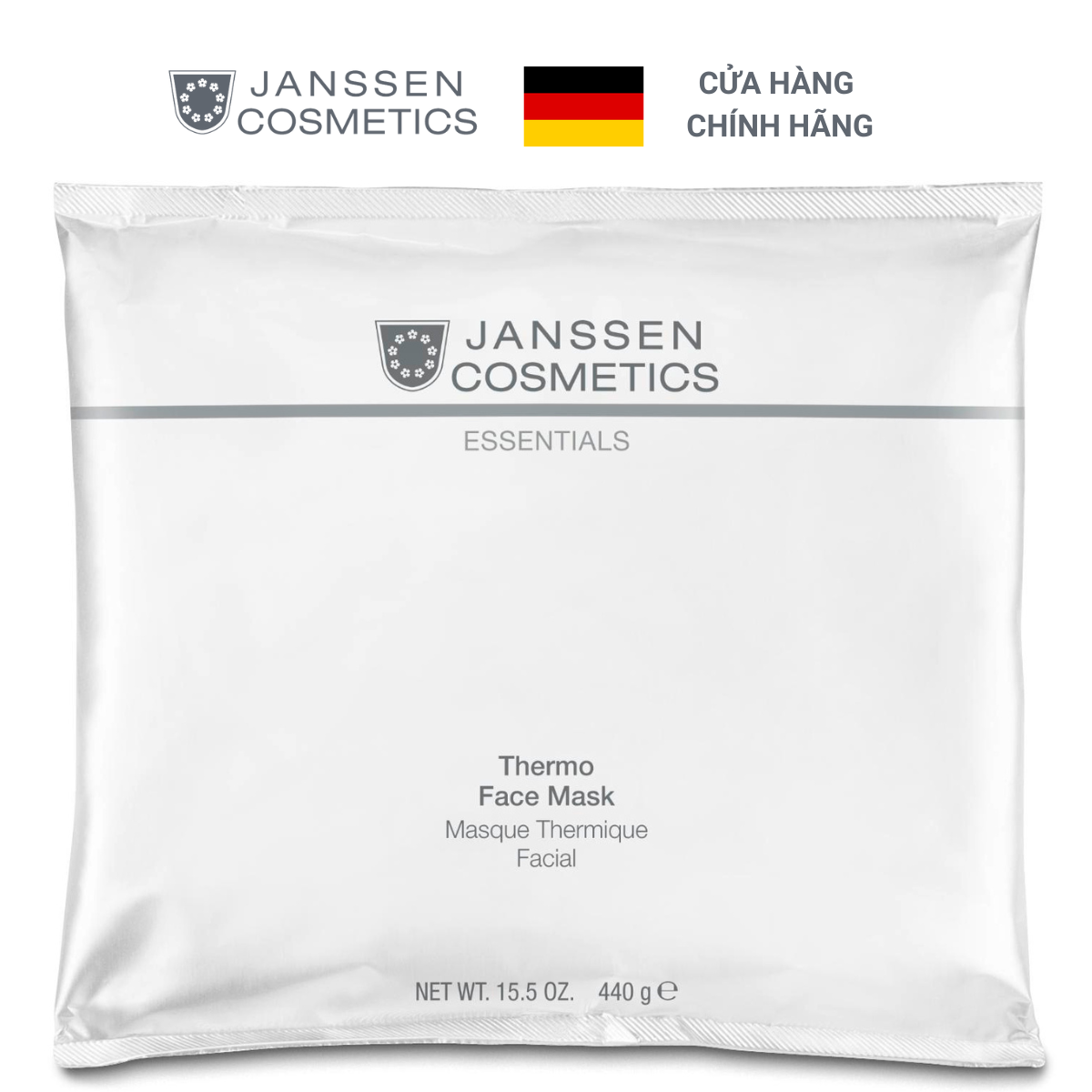 Mặt nạ nhiệt cứng Janssen Cosmetics Thermo Face Mask 4 x 440g