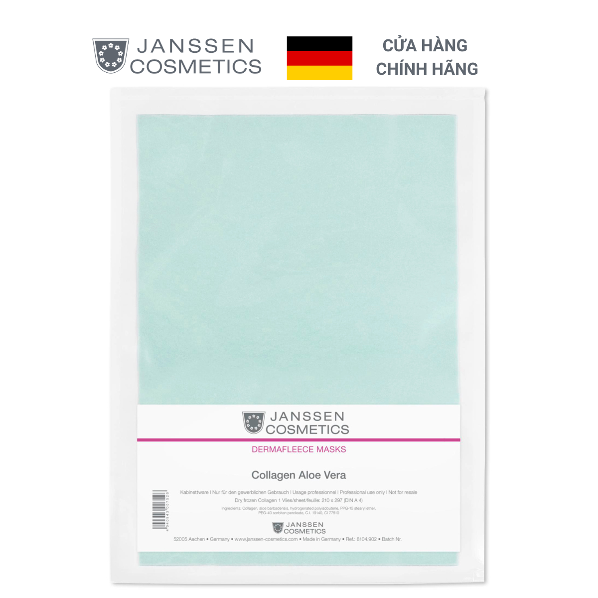 Mặt nạ lông cừu collagen cho da nhạy cảm Janssen Cosmetics Collagen Aloe Vera