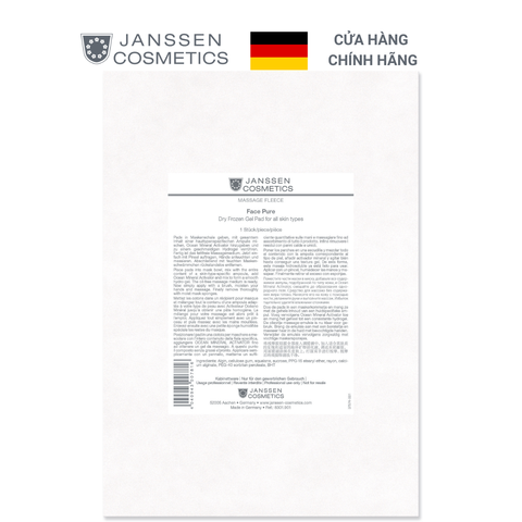  Mặt nạ massage Janssen Cosmetics Massage Fleece Face Pure 