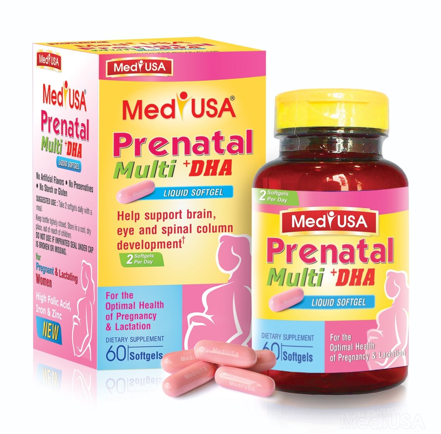  tpcn bổ sung dinh dưỡng cho mẹ bầu mediusa prenatal multi dha 