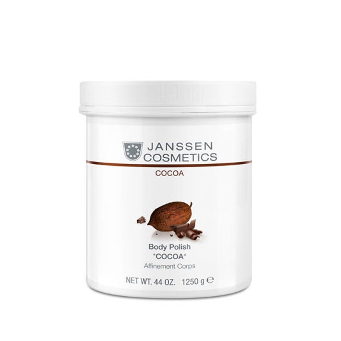  Tẩy tế bào chết từ ca cao -  janssen cosmetics body polish "cocoa" 1250gr 