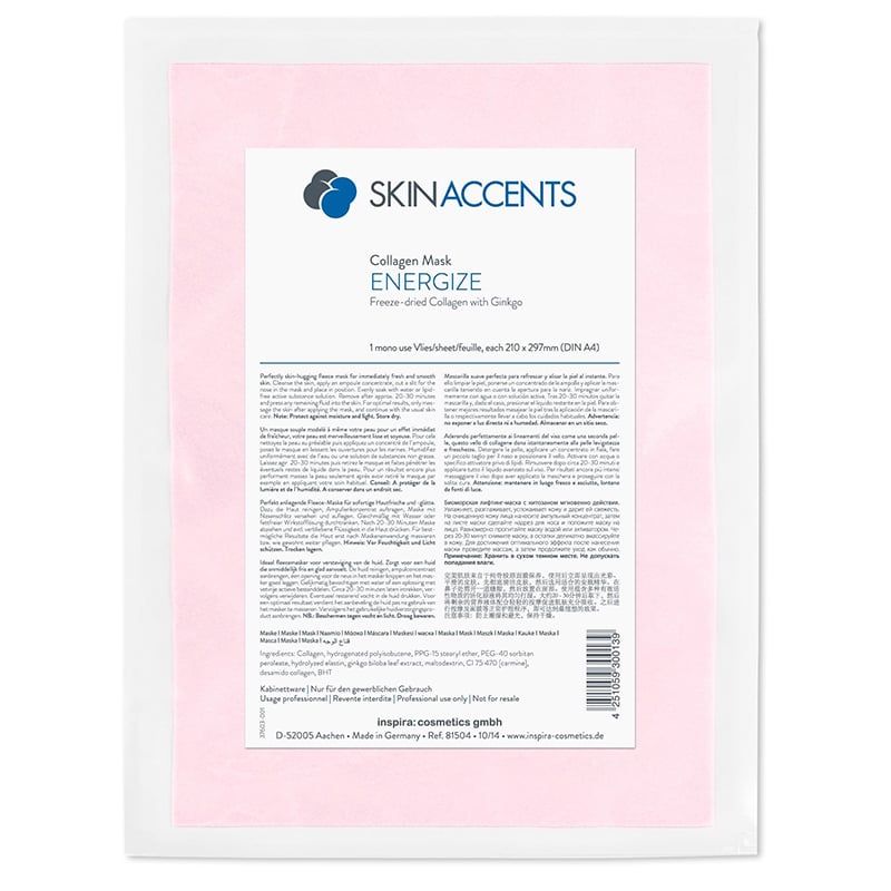  Mặt nạ tái tạo tế bào da - collagen mask "energize" ginkgo 