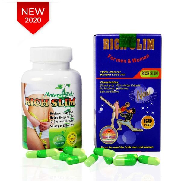 Viên giảm cân rich slim (new 2020) SKU:RICH