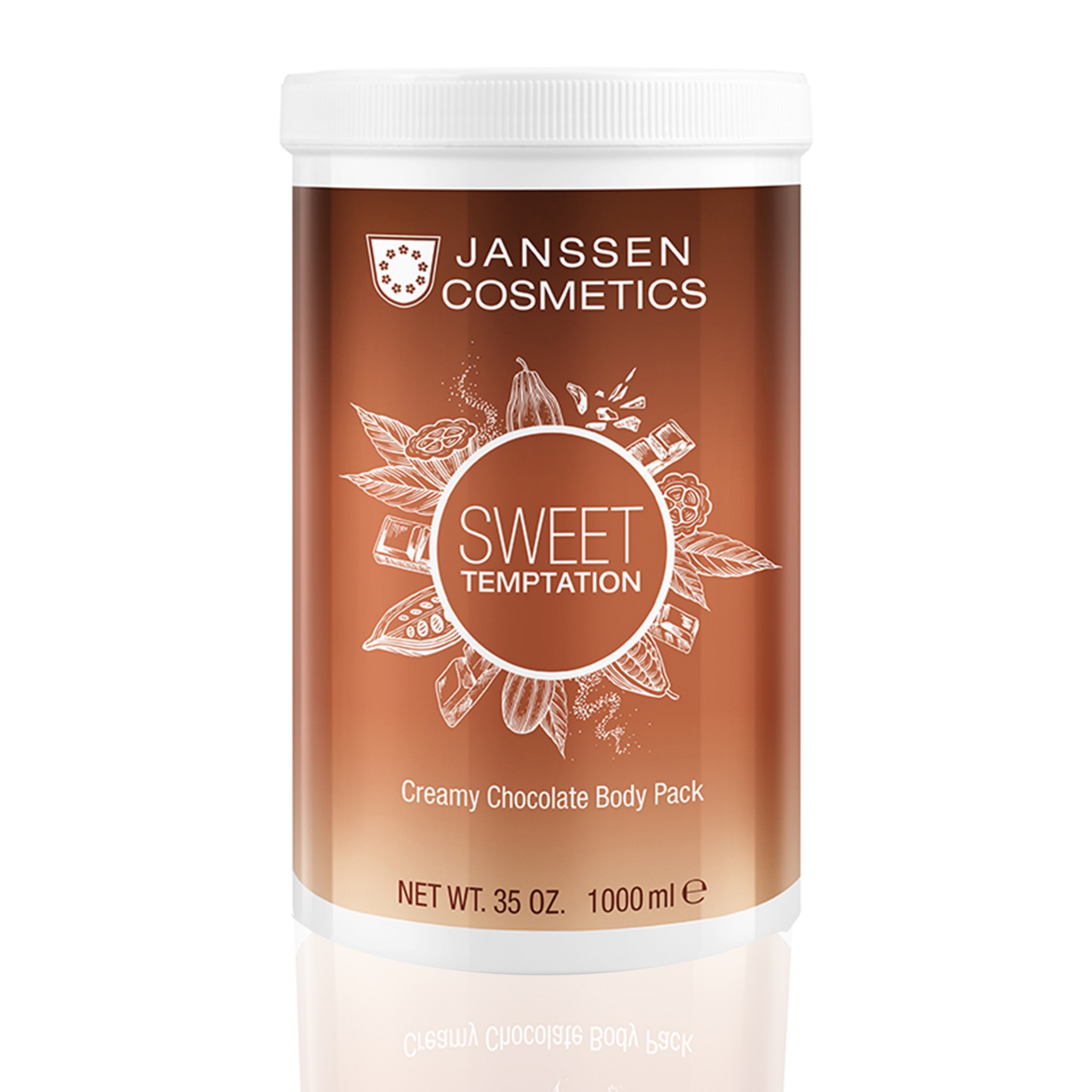 Creamy chocolate body pack