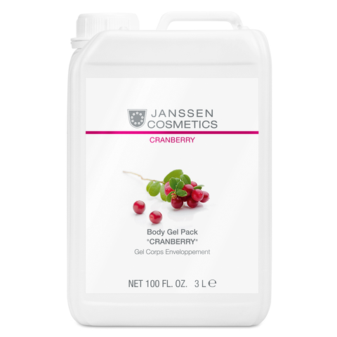  Gel ủ toàn thân từ nam việt quất - janssen cosmetics body gel pack "cranberry" 3000ml 
