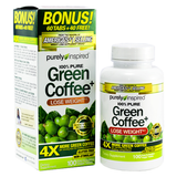  Viên giảm cân tinh chất hạt cà phê xanh - purely inspired green coffee bonus 100ct us 