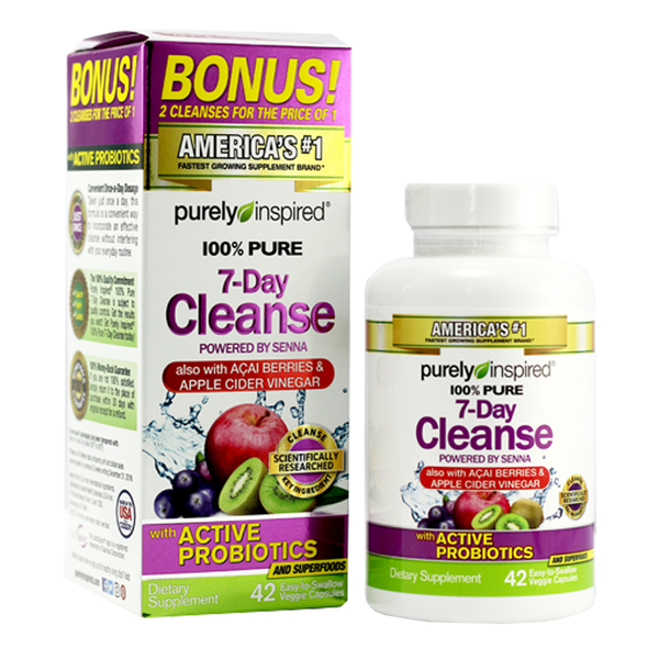 Viên uống 7 ngày thanh lọc cơ thể - purely inspired100% pure 7- day cleanse 24ct us