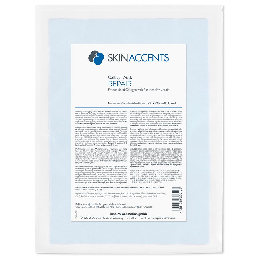  Mặt nạ cho da lão hóa - inspira collagen mask "repair" (allantoin/panthenol) 