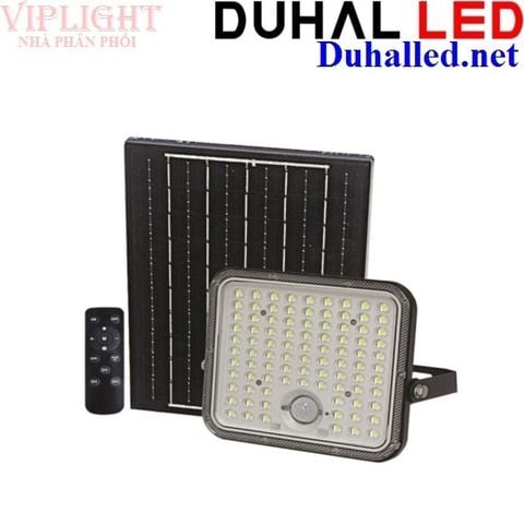  Đèn Pha Năng Lượng Mặt Trời Solar Led 100w Duhal AJN1100 (Tích Hợp Cảm Biến Chuyển Động _ Sensor) 