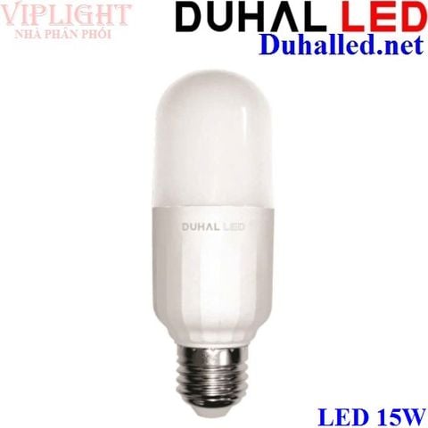  Bóng Led Búp (Bulb) Thân Dài 15W DUHAL KLS015 (BÓNG LED TRỤ STICK E27) 