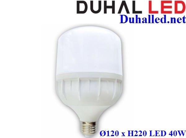 BÓNG LED TRỤ 40W DUHAL KLB0402