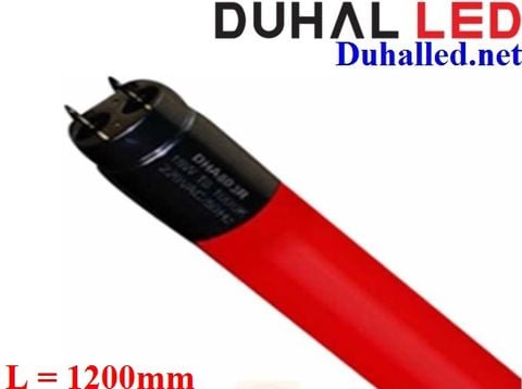  BÓNG ĐÈN TUÝP LED DUHAL MÀU ĐỎ DHA803R 