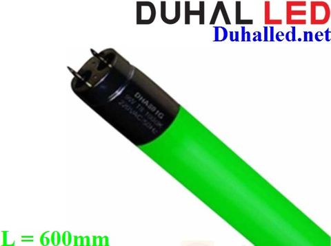  BÓNG ĐÈN TUÝP LED DUHAL MÀU XANH LÁ DHA801G 