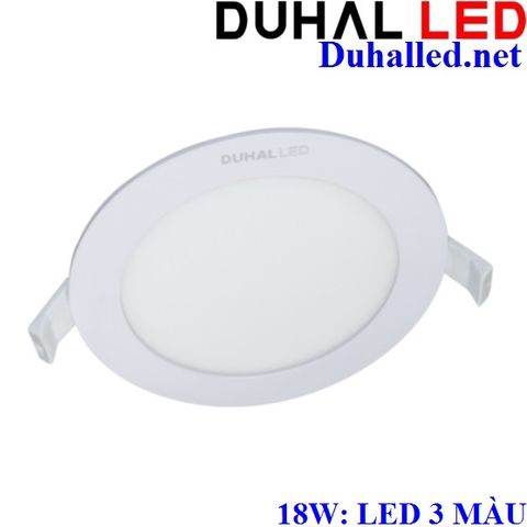  ĐÈN ÂM TRẦN LED 18W BA MÀU DUHAL KDGT5189 ( LED 3 CHẾ ĐỘ SÁNG) 