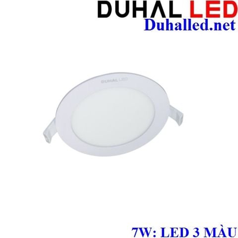  ĐÈN ÂM TRẦN LED 7W BA MÀU DUHAL KDGT5079 ( LED 3 CHẾ ĐỘ SÁNG) 