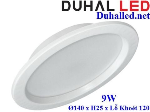  ĐÈN ÂM TRẦN LED 9W DUHAL DFA3091 