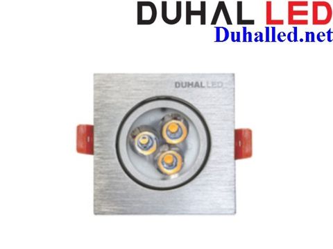  ĐÈN LED ÂM TRẦN CHIẾU ĐIỂM DUHAL 3W DFC201 