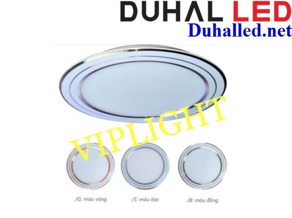 ĐÈN ÂM TRẦN SIÊU MỎNG VIỀN MÀU LED 9W DUHAL KDGT6091 (LỖ KHOÉT 110)