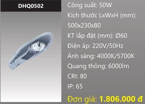 ĐÈN ĐƯỜNG LED DUHAL