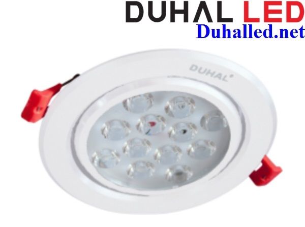 ĐÈN LED DOWNLIGHT ÂM TRẦN CHIẾU ĐIỂM VIỀN TRẮNG 12W DUHAL SDFN212