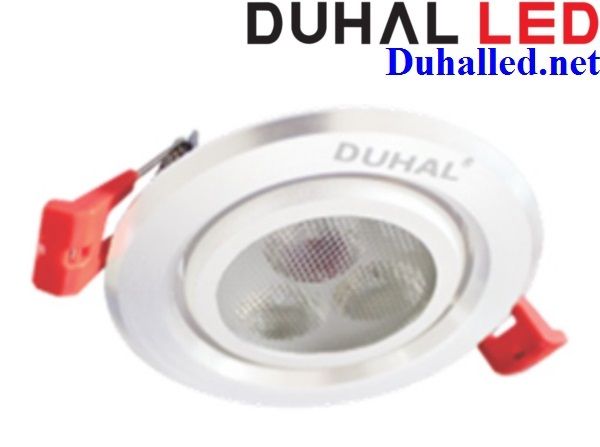 ĐÈN LED DOWNLIGHT ÂM TRẦN CHIẾU ĐIỂM VIỀN TRẮNG 3W DUHAL SDFN203