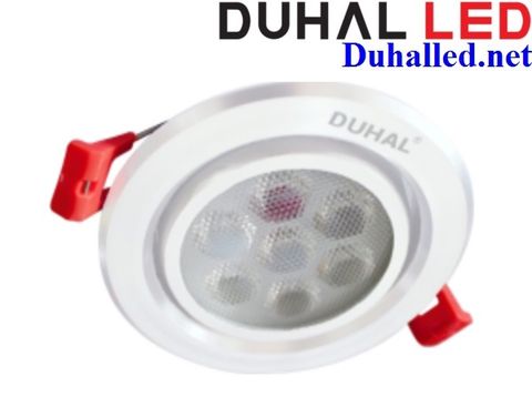  ĐÈN LED DOWNLIGHT ÂM TRẦN CHIẾU ĐIỂM VIỀN TRẮNG 7W DUHAL SDFN207 