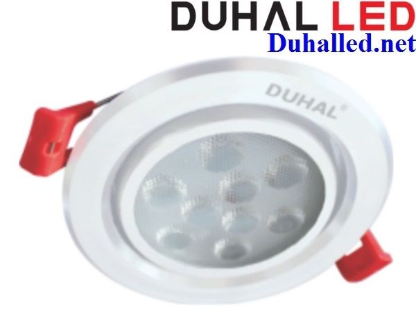 ĐÈN LED DOWNLIGHT ÂM TRẦN CHIẾU ĐIỂM VIỀN TRẮNG 9W DUHAL SDFN209