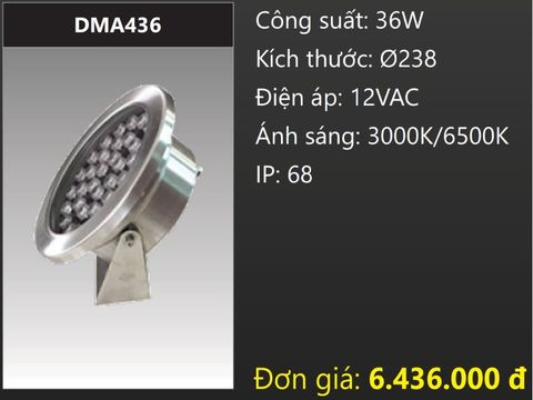  ĐÈN LED RỌI NƯỚC 36W DUHAL DMA436 