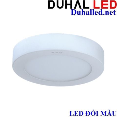  ĐÈN LED TRÒN GẮN NỔI 12W BA MÀU DUHAL KDGC5129 (LED ĐỔI 3 CHẾ ĐỘ) 