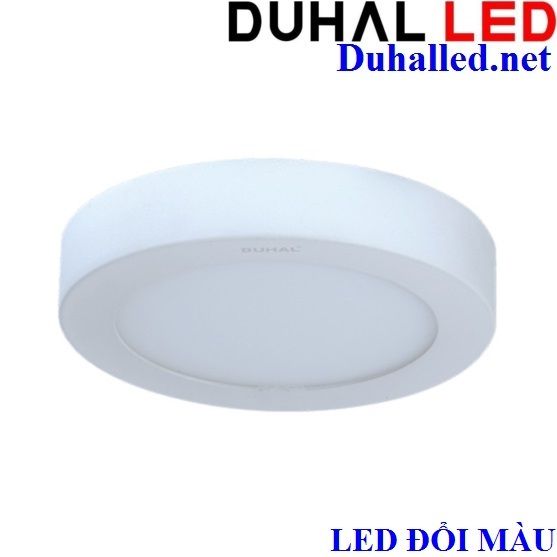 ĐÈN LED TRÒN GẮN NỔI 12W BA MÀU DUHAL KDGC5129 (LED ĐỔI 3 CHẾ ĐỘ)