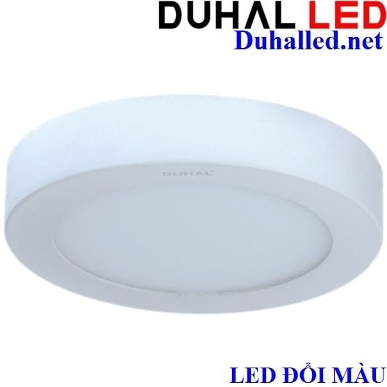 ĐÈN LED TRÒN GẮN NỔI 24W BA MÀU DUHAL KDGC5249 (LED ĐỔI 3 CHẾ ĐỘ)