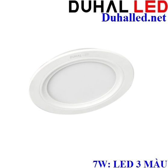 ĐÈN PANEL ÂM TRẦN LED 7W ĐỔI MÀU DUHAL KDPT2079 (LED BA CHẾ ĐỘ SÁNG)