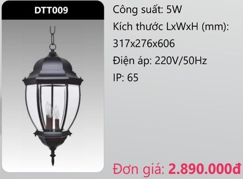  ĐÈN THẢ TREO TRANG TRÍ DUHAL DTT009 