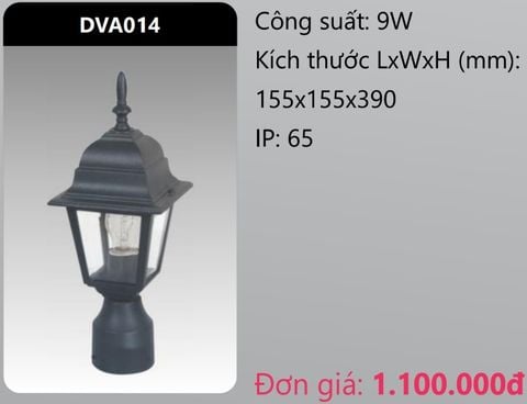  ĐÈN TRỤ CỔNG DUHAL LED 9W DVA014 