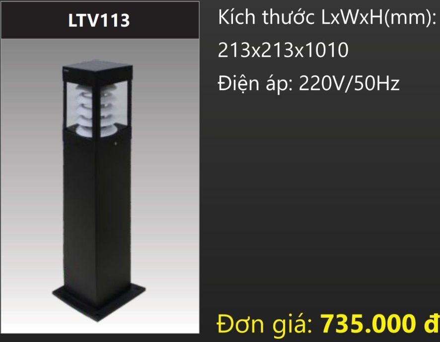 ĐÈN TRỤ SÂN VƯỜN DUHAL LTV113