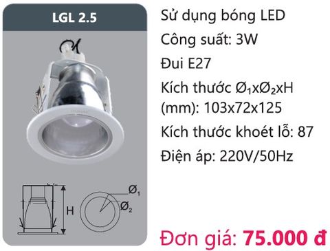 ĐÈN LON DOWNLIGHT ÂM TRẦN, GẮN NỔI DUHAL