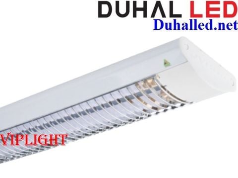  ĐÈN ỐP TRẦN NỔI XƯƠNG CÁ GẮN 2 HAI BÓNG LED 1M2 (1,2 MÉT) 2 x 18W DUHAL QDV218S 