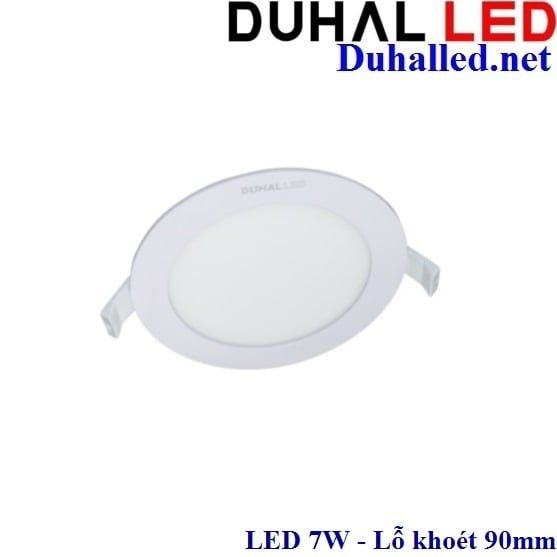 Đèn led âm trần siêu mỏng 7W Duhal SDGT547 / KDGT547 ( Lỗ Khoét phi 90 )
