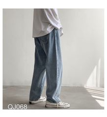 QJ068 - KBT.1016 QUẦN JEAN BAGGY NAM ĐEN ỐNG RỘNG