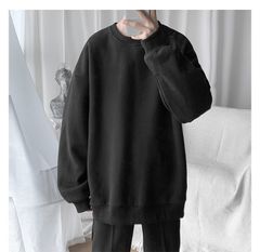 ÁO SWEATER BASIC ĐEN - SWT021