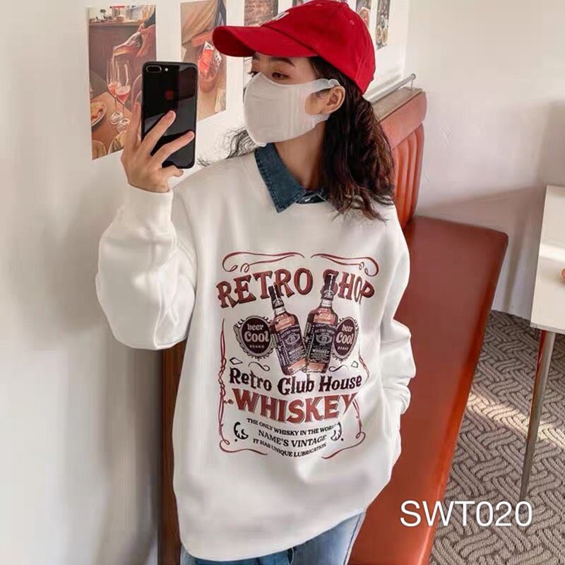 ÁO SWEATER RETRO - SWT020_PET