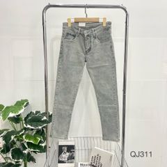 QUẦN JEAN NAM SLIM FIT XÁM BẠC _ QJ311