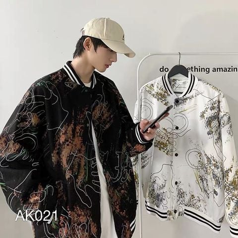 AK021 - JACKET BOMBER DÙ IN 3D