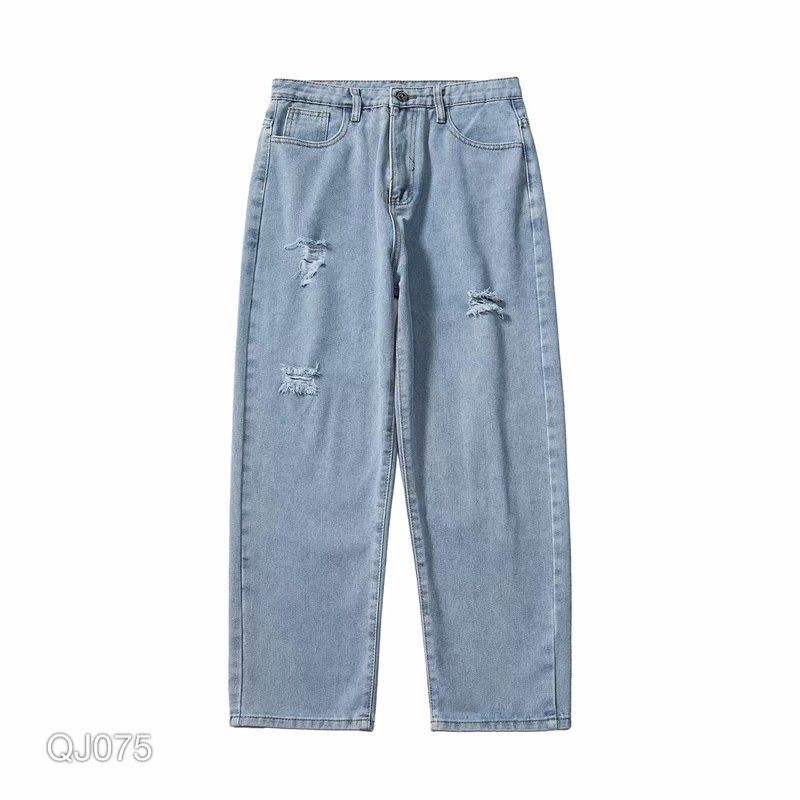 QJ075 - QUẦN JEAN BAGGY NAM WASH RÁCH