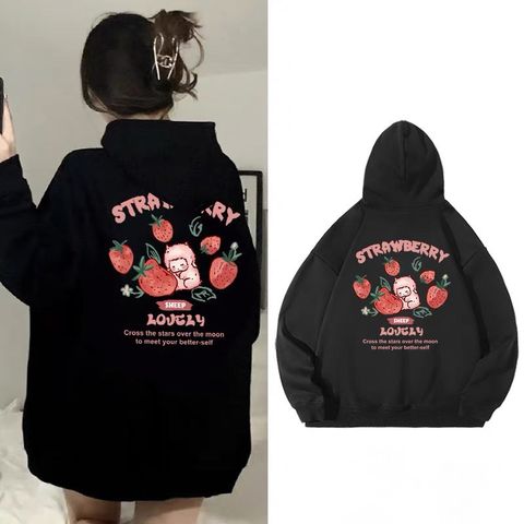 ÁO HOODIE STRAWBERRY - HD067