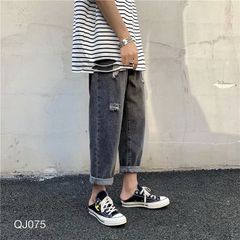 QJ075 - QUẦN JEAN BAGGY NAM WASH RÁCH